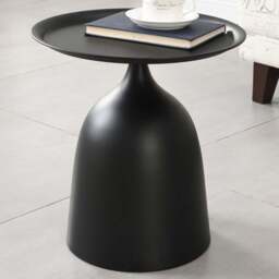 Dome Side Table - Black - Wilko
