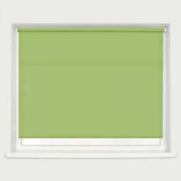 Caecus Straight Edge Roller Blind Lime Green 90cm - Wilko - thumbnail 1
