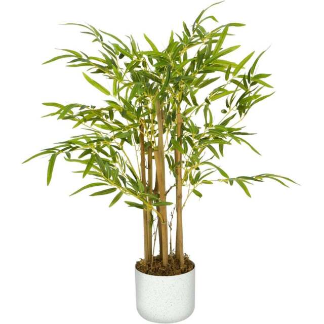 Bamboo Tree Indoor Artificial Plant 80cm - Size: 80 x 30 x 30cm - Green - MCC - Wilko - image 1