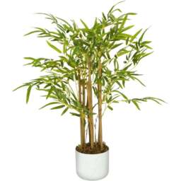 Bamboo Tree Indoor Artificial Plant 80cm - Size: 80 x 30 x 30cm - Green - MCC - Wilko - thumbnail 1