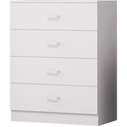 FWStyle Tunis 4 Drawer Matt White Chest of Drawer - Wilko - thumbnail 3