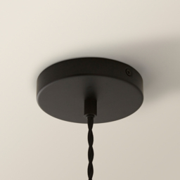 ValueLights Bellamy Single Smoked Glass Globe Matte Black LED Ceiling LED Pendant Light - Size: 134.5 x 25 x 25cm - Wilko - thumbnail 4