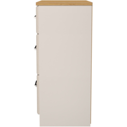 Crowndale Kent 3 Drawer Kashmir Ash and Modern Oak Deep Chest of Drawers Ready Assembled - Kashmir Ash & Modern Oak - Wilko - thumbnail 4