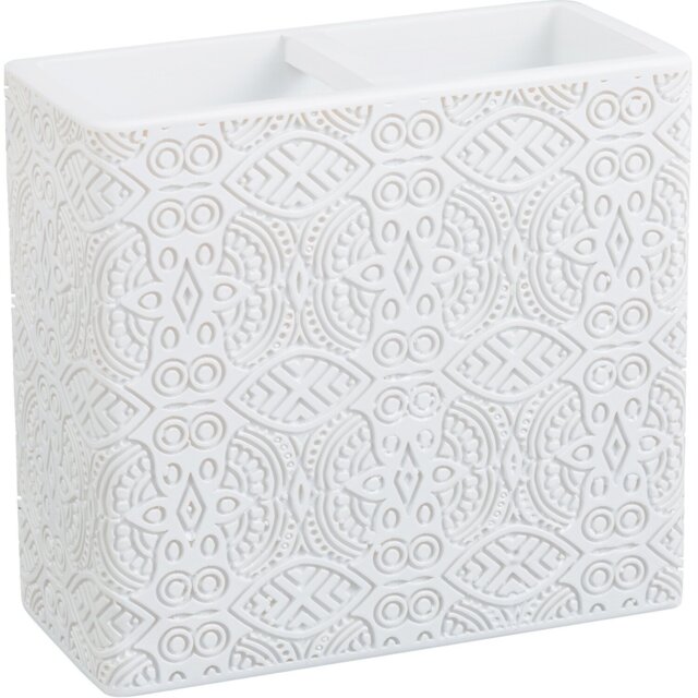 Morocco Toothbrush Holder - White - Wilko - image 1