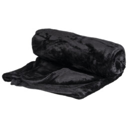 Divante Black Supersoft Extra Large Throw - Wilko - thumbnail 3
