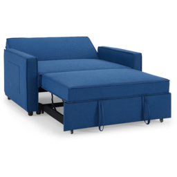 Home Detail Hugo Small Double Sleeper Blue Pull Out Sofa Bed - Size: 2 Seater - Wilko - thumbnail 6