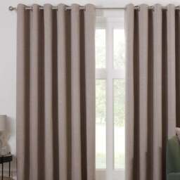 Dusk Eyelet Curtain Natural/168cm/137cm - Divante - Wilko - thumbnail 6
