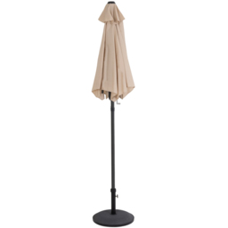 Charles Bentley Beige Metal Crank Parasol 2m - Brown - Wilko - thumbnail 4