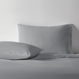 Sweet Dreams Grey T200 Percale Housewife Pillowcases - Size: 50 x 75 x 1cm - Wilko - thumbnail 3