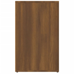 vidaXL 3 Shelf Brown Oak Engineered Wood Dressing Cabinet - Size: 65 x 80 x 40cm - Wilko - thumbnail 5