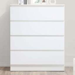 Oslo 4 Drawer White Chest of Drawers - Birlea - Wilko - thumbnail 1
