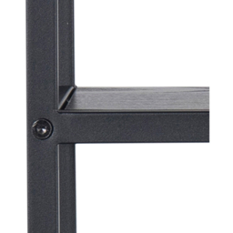 Florence Seaford 3 Shelf Black Octagonal Metal Wall Shelf - Furniture To Go - Wilko - thumbnail 6