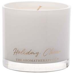 The Aromatherapy Co Holiday Cheer Fresh Cookies Scented Candle 100g - Size: 6 x 7 x 7cm - White - Wilko