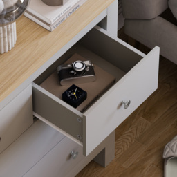 Vida Designs Arlington 4 Drawer Grey Shaker Style Chest of Drawers - Wilko - thumbnail 4