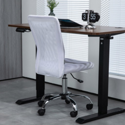 Portland White Mesh Office Chair - Size: 43 x 58 x 100cm - Wilko - thumbnail 4