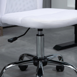 Portland White Mesh Office Chair - Size: 43 x 58 x 100cm - Wilko - thumbnail 5