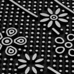 JVL Daisy Silver PVC Pin Doormat 45 x 75cm - JVL Homewares - Wilko - thumbnail 6