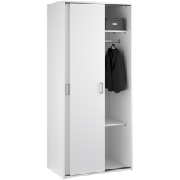 Florence Space 2 Door White Sliding Wardrobe - Furniture To Go - Wilko - thumbnail 7