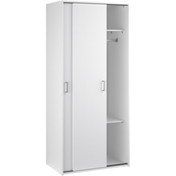 Florence Space 2 Door White Sliding Wardrobe - Furniture To Go - Wilko - thumbnail 5