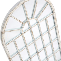Home Garden Direct White Gold Gothic Arch Small Mirror 60 x 36cm - Wilko - thumbnail 4
