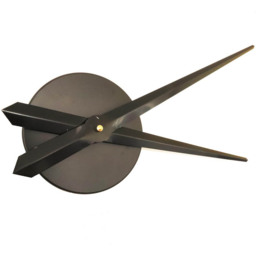Walplus Black 3D Giant Wall Sticker Clock 130cm - Size: 130 x 130 x 3cm - Wilko - thumbnail 4