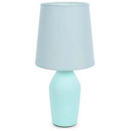 ValueLights Arlo Duck Egg Blue Shade Ceramic LED Table Lamp - Size: 36.5 x 18 x 18cm - Wilko - thumbnail 1