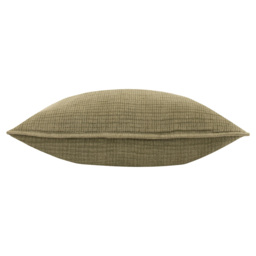 Yard Ribble Khaki Acid Wash Cushion - Size: 60 x 40 cm - Green - Yard Living - Wilko - thumbnail 5