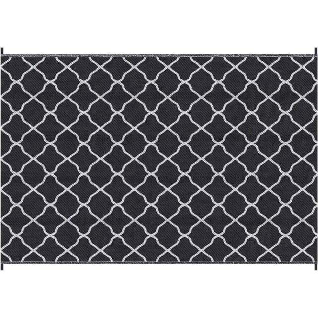 Outsunny Black Outdoor Mat 274 x 182cm - Size: 182 x 274 x 0.3cm - Wilko - image 1