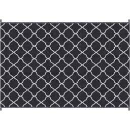 Outsunny Black Outdoor Mat 274 x 182cm - Size: 182 x 274 x 0.3cm - Wilko - thumbnail 1