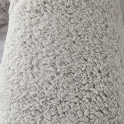 Downland Huggleland Grey Teddy Fleece V Shape Pillow - Size: Single - Wilko - thumbnail 4