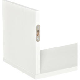 Portland Set of 3 White Wooden U-Shaped Floating Shelf - Size: 89 x 25.5 x 11cm - Wilko - thumbnail 4