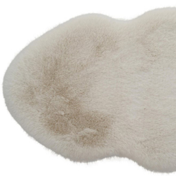 Luxury Faux Fox Fur Rug - Cloud - Wilko - thumbnail 4