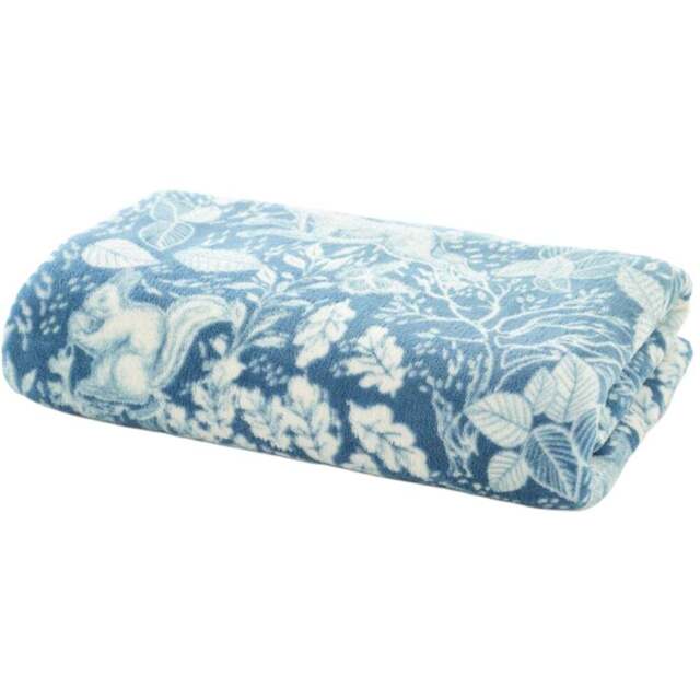 Deyongs Ocean Winter Forest Throw 140 x 180cm - Blue - Wilko - image 1