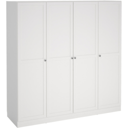 Florence Brande 4 Door White Wardrobe - Furniture To Go - Wilko - thumbnail 4