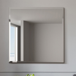 MirrorOutlet The Moderni Bevelled Wall Mirror 70 x 70cm - Clear - Wilko - thumbnail 3