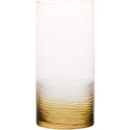 Premier Housewares Caila Clear Glass Vase Small - Size: 12 x 12 x 26cm - Wilko