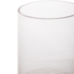 Premier Housewares Caila Clear Glass Vase Small - Size: 12 x 12 x 26cm - Wilko - thumbnail 4