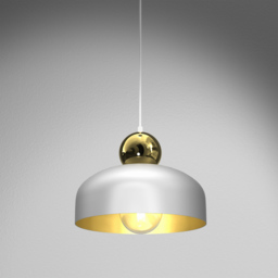 Milagro Harald White Pendant Lamp 230V - Size: 30 x 30 x 90cm - Wilko - thumbnail 3