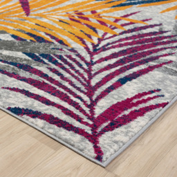 Desire Rugs San Marino Multicolour Leaf Rug 200 x 290cm - Size: 290 x 200 x 0.8cm - Wilko - thumbnail 4