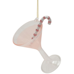 The Christmas Gift Co Girls Night Glass Tree Decoration 2 Pack - Size: 19.5 x 4 x 4cm - Pink - The Christmas Gift Co. - Wilko - thumbnail 4
