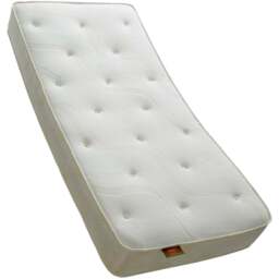 Sareer Matrah Small Single Reflex Plus Open Coil Mattress - White - Wilko - thumbnail 1