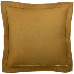 Paoletti Palmeria Gold Quilted Velvet Cushion - Size: 60 x 60 cm - Wilko - thumbnail 3