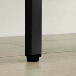 Furniturebox Theo 6 Drawer Black Metal Sideboard - Size: 40 x 80 x 101.5cm - Wilko - thumbnail 5