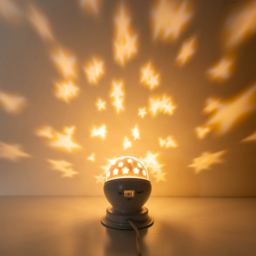 ValueLights Aurota Starry Sky LED Projector Bedside Light - Size: 10.7 x 8.8 x 8.8cm - White - Wilko - thumbnail 5