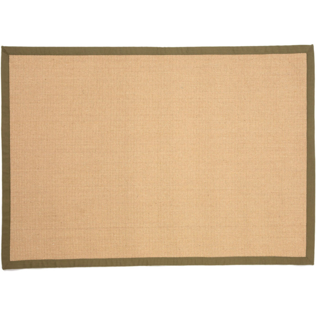 Esselle Home Swinton Green Sisal Jute Boucle Rug 120 x 170cm - Size: 170 x 120 x 1cm - Wilko - image 1