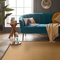 Esselle Home Swinton Green Sisal Jute Boucle Rug 120 x 170cm - Size: 170 x 120 x 1cm - Wilko - thumbnail 3