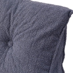 Living and Home Slate Blue Corduroy Wedge Headboard Pillow with Side Pocket 180 x 50cm - Size: 50 x 180 x 20cm - Wilko - thumbnail 6