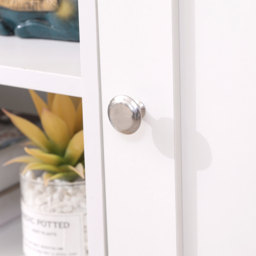 FurnitureHMD 2 Door 2 Shelf White and Oak Effect Wooden TV Unit - Size: 50 x 130 x 39cm - Wilko - thumbnail 5