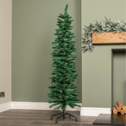 Samuel Alexander Green Pencil Artificial Christmas Tree with Green Metal Stand 5ft - Wilko - thumbnail 3