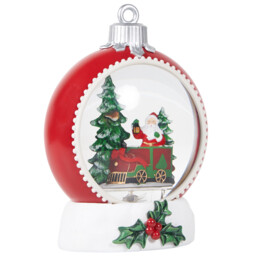 Glitter Spinning Bauble Scene Multicolour - Wilko - thumbnail 3